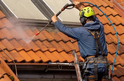 Démoussage et hydrofuge de toiture à Jallaucourt